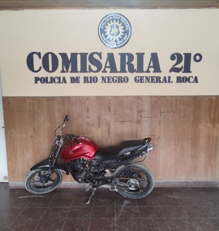 General Roca Secuestran Una Moto Que Ten A La Numeraci N Adulterada